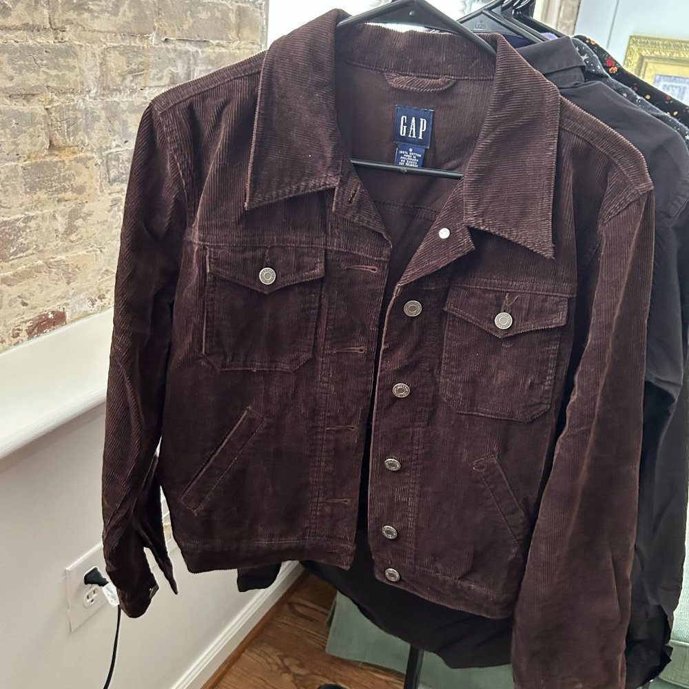 GAP Dark Brown Corduroy Jacket